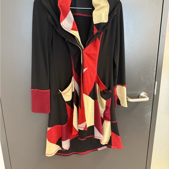 Joseph Ribkoff as.6 EUC duster/coat with WIRE collar to adjust- this is near new - Picture 11 of 14